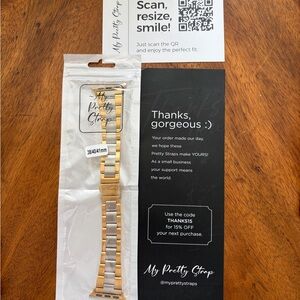 My Pretty Strap Two-Tone Metal Apple Watch Band - Gold & Silver